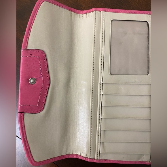 Coach Ashley Signature Jacquard Snap Envelope Wallet - Picture 8 of 14